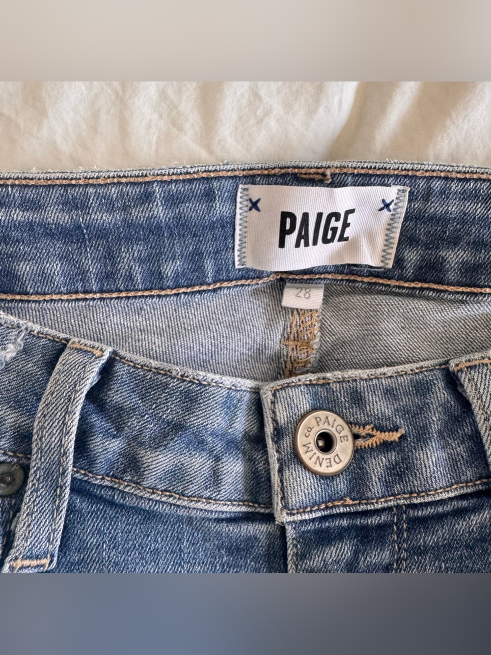 PAIGE Hoxton High Waist Crop Angled Ultra Skinny Jeans (Dacey) - Picture 6 of 10